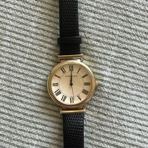 Anne Klein leather watch